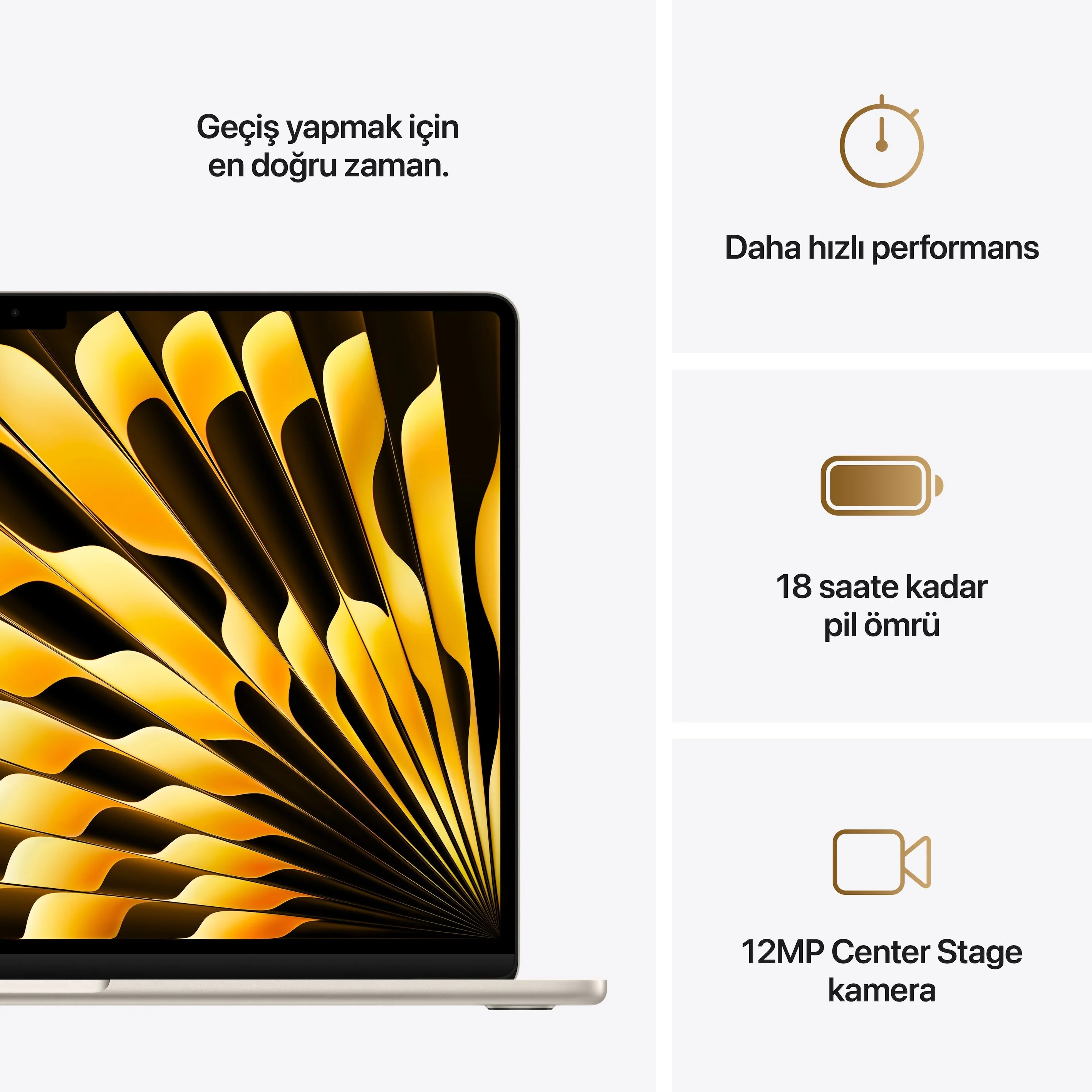 Apple MacBook Air MC6K4TU/A M4 24 GB 512 GB SSD macOS Dizüstü Bilgisayar