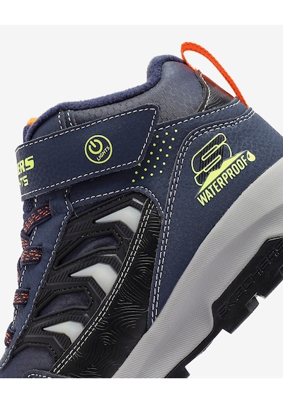 Skechers Storm Blazer - Glow Roam Büyük Erkek Çocuk Lacivert Işıklı Bot 406410l Nvbk Lacivert