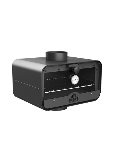 Baca Fırını / Uyumlu Boru Çapı: 13 Cm / Mat Siyah Boyalı / Baba's Stove