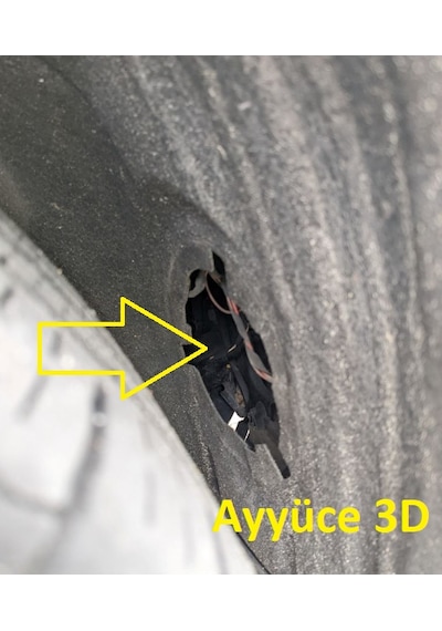 Ayyüce 3d, Mini Cooper 07-15 Çamurluk Davlumbaz Kapağı, 1x, Siyah