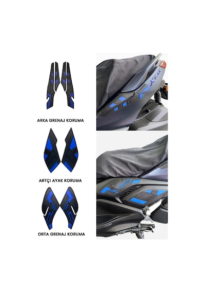 Xmax 250 2023-2024 Mavi Grenaj Koruma Seti