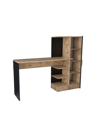 Robinhome Robin Home Arthur Kitaplıklı Çalışma Masası Çam Siyah (468193295) Siyah
