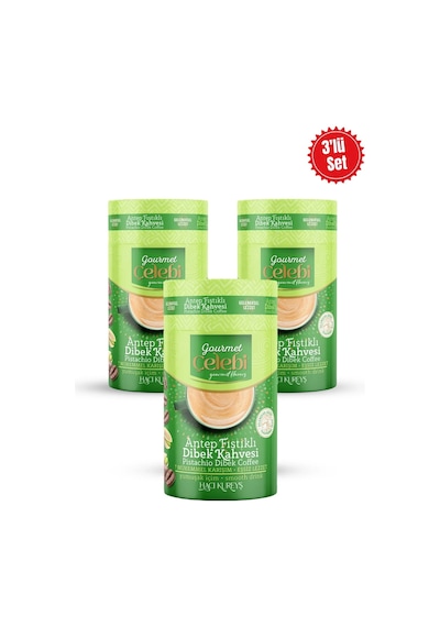 Fıstıklı Dibek Kahvesi 3'lü Paket - 250 Gr X 3 Adet Diğer