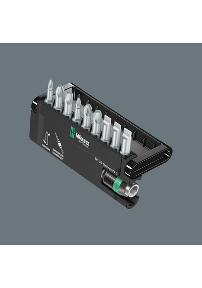 Wera Bit-Check 10 Universal 3 Bits Seti 05056375001