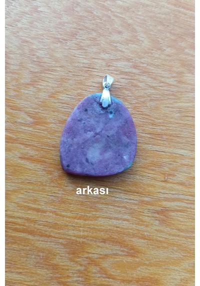 Gümüş Malzemeli Yakut Kolye Ucu Y1-400 Çok Renkli
