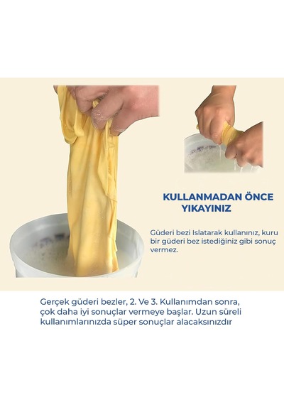Güderi Oto Kurulama Bezi 50x70 Cm, Büyük Boy Ultra Emici Araç Kurulama Havlusu, Yıkanabilir Sentetik Araba Güderi Bezi