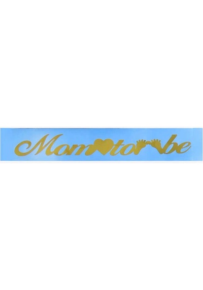 Kuşak Kurdela Mom To Be Mavi Altın .5 Mt