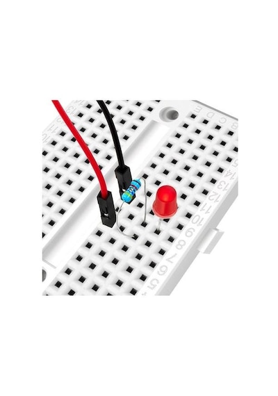 Koodmax - 5 Adet - Mini Yapışkanlı Breadboard - 170 Pin - 4.5 3.5cm Mavi
