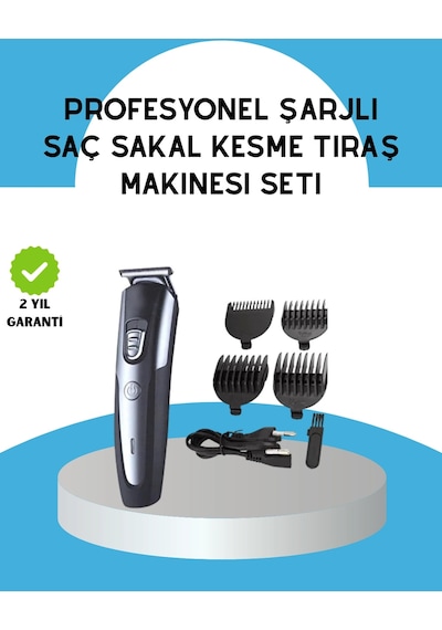 Mey İthalat Ergonomik Profesyonel Tıraş Makinesi Saç Sakal Kesme Ve Düzeltme