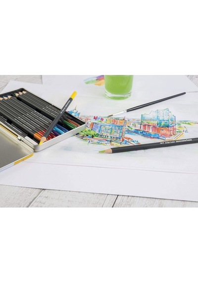 Eberhard Faber Watercolour Pencil Artist 12 Li Ef-516013