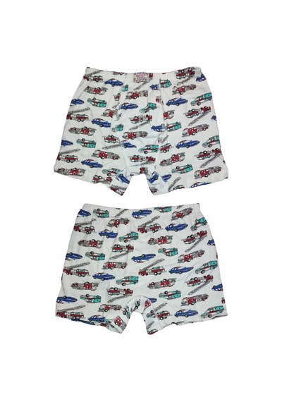 6 Adet Likralı Erkek Çocuk Empirme Desenli Mody Penye Boxer 001