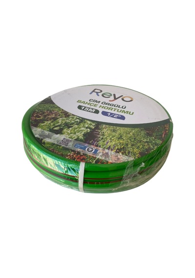 Reyo 1/2 Çim Örgülü Bahçe Hortumu 15 Metre