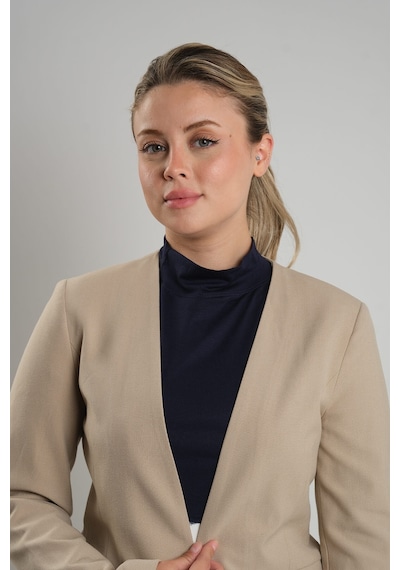 Hürrem Bone Lacivert Tesettür Boyunluk Viskon Kumaş Düz 1003_02 Lacivert