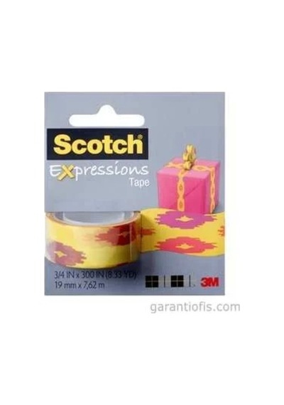 3m Scotch C214-p1 Desenli Dekoratif Bant 19mmx7,62 M 1 Adet