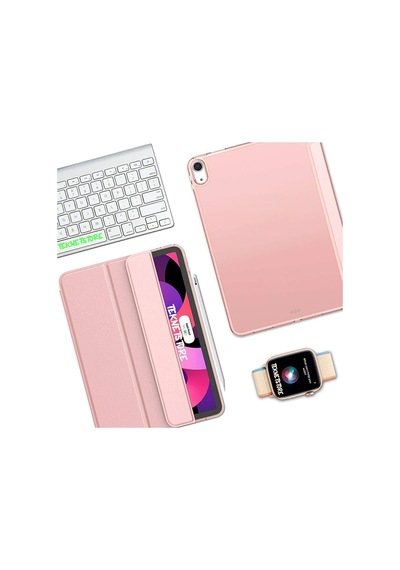 Apple Uyumlu iPad Air 6 11 Inç M2 Çip 2024 Tablet Kılıfı İnce Tasarım Smart Cover Standlı Akıllı Kapak Kılıf