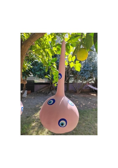 Alpha Tasarım Atölyesi Ağaç Süsü, Balkon Süsü, Bahçe Süsü Bebek Pembe Renk