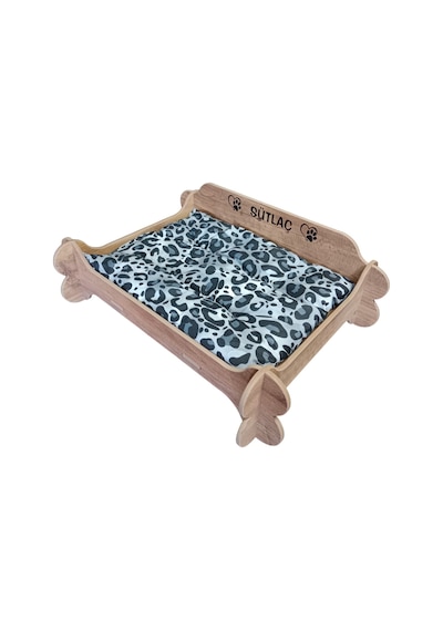 Realwood Özel İsimli Kedi Köpek Yatağı 50 x 35 CM