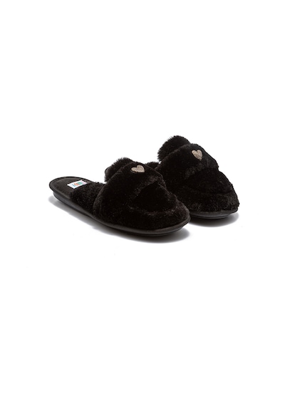 Twigy Mammy Peluş Kadın Ev Terliği Siyah 37/41 Siyah
