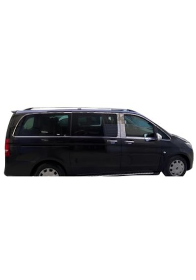 Mercedes Vito W447 Krom Cam Çerçeve Seti Uzun Şase