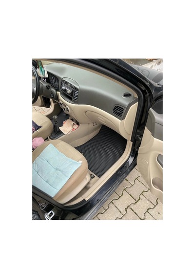 Hyundai Accent Era Premium Yeni Nesil Eva Akıllı Oto Paspas 1. Sınıf A Kalite Siyah