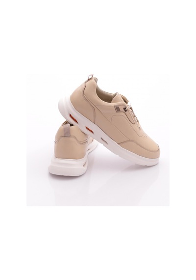 Dgn 2678 Erkek Sneaker Ayakkabi Bej Napa