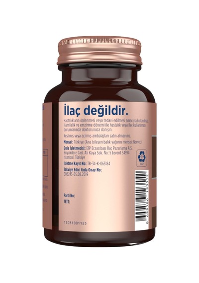 Omega 3 950 Mg 30 Yumuşak Kapsül - Yüksek Epa & Dha - 1400mg Balık Yağı