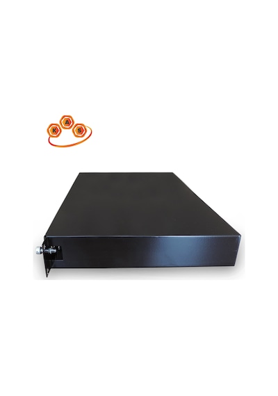 Kastap 1U 12 Port19'' Fiberoptik Patch Panel (Kasetli)