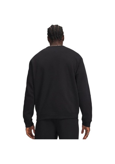 Under Armour Rıval Flc Crew Erkek Sweatshirt 6013447-008 Siyah