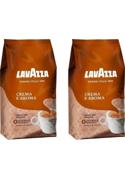 Lavazza Crema E Aroma Orta Kavrulmuş Çekirdek Kahve 2 x 1 KG