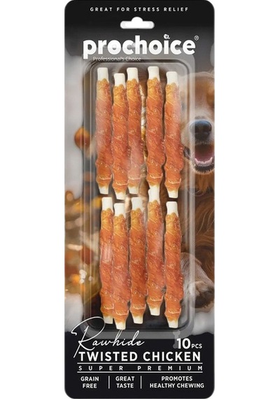 Rawhide Twisted Tavuk 10'lu