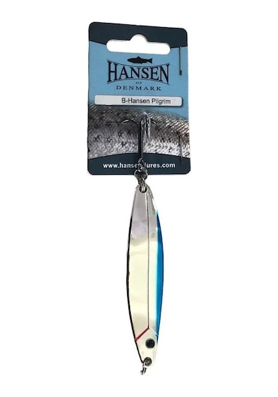 Hansen Pilgrim 8.9cm 28gr Silver/Blue Lüfer-Levrek Kaşık