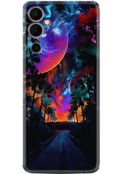 Tecno Pova 4 Pro Kılıf Resimli Desenli Silikon Platinium Series Mysterious World 1806