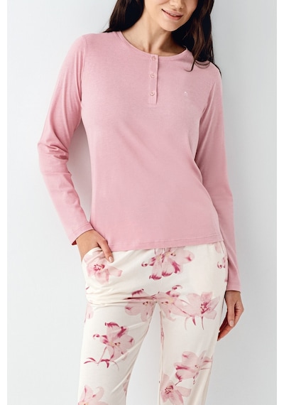 Pierre Cardin Kadın Pembe Pijama Takımı Pc9055-s-v1 Pembe