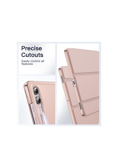 Samsung Galaxy Tab S9 Fe Sm-x510 X516 X518 Kılıf 10.9" Uyumlu Kılıf Akıllı Smart Standlı Kapaklı Kılıf