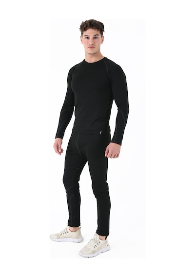 Scorp Thermo-fit Erkek Termal Alt Kayak İçlik Siyah Siyah