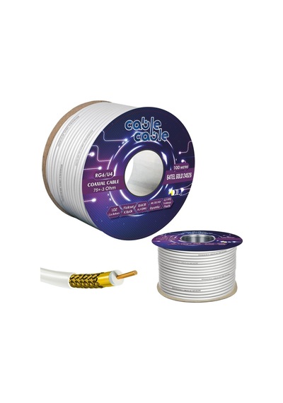Anten Kablosu Rg6/u4 64tel 1.02 Goldplus 100mt Poke Pk-1089