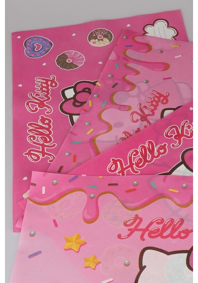 X Dekomus Lisanslı Hello Kitty 4 Adet Beslenme Örtüsü Diğer