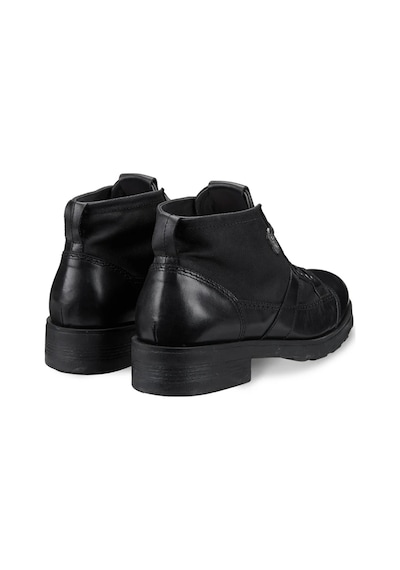 Bot Erkek Oxm003606 Oxs Frank 0036 Mıd M Leather/nylon Black Siyah