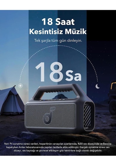 Anker Soundcore Boom 2 Se Taşınabilir Bluetooth Hoparlör - Siyah - A3148