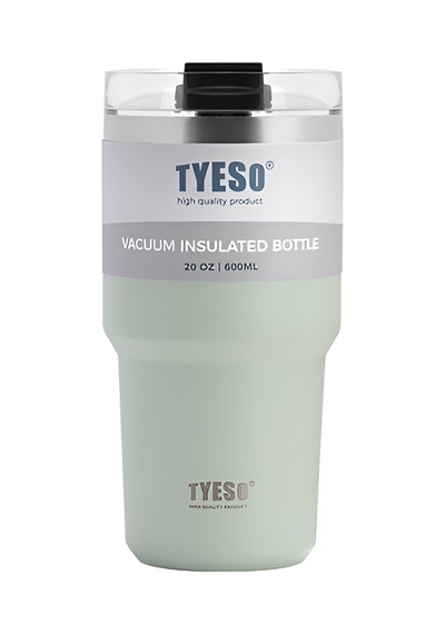 Tyeso Tripletask Termos Vakumlu Yıkanabilir Silikon Pipetli 600ml Renkli