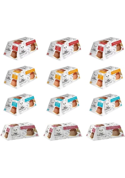 Revelations Mousse 4 Çeşit Kedi Konservesi 2 X 57 Gr. 12 Li Paket