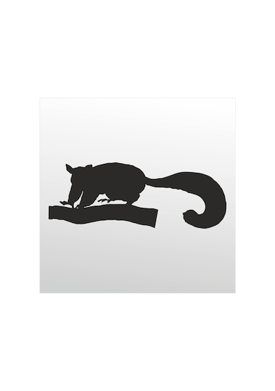 Folyo Sticker Kokarca 130cm Uzunluk Siyah
