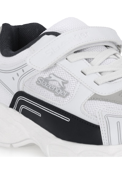 Slazenger Pırus Unisex Çocuk Beyaz / Lacivert Günlük Spor Ayakkabısı Beyaz - Lacivert