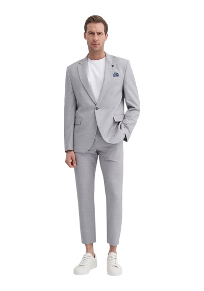 Cazador Erkek Blazer Ceket Caz 1108 Gri