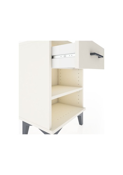 Arges Komodin Tek Raflı Tek Çekmeceli 44x30x64 Aytaşı-aytaşı Aytaşı
