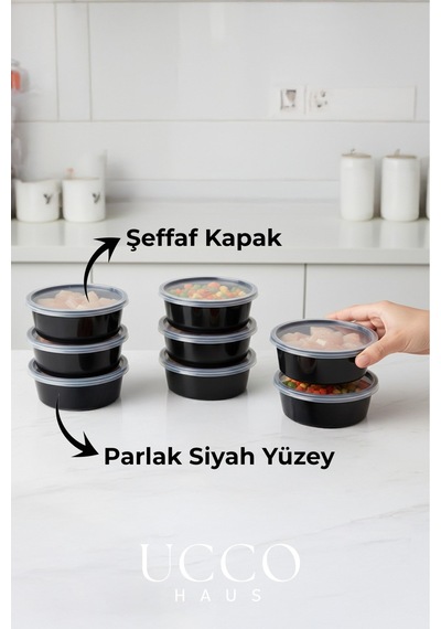 50'li 250 Ml Kıyma Et Sos Kemik Suyu Sebze Saklama Kabı Sızdırmaz Mikrodalga Buzluk Düzenleyici Siyah