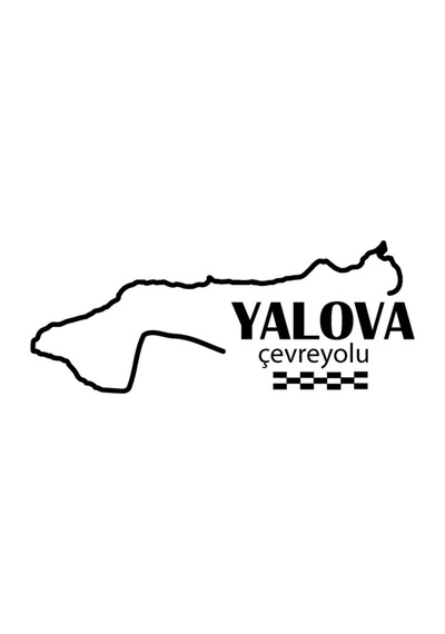 Yalova Çevreyolu Sticker 12 9 Cm
