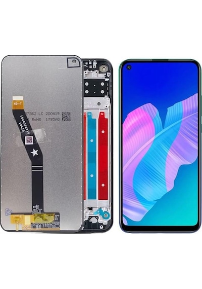 Huawei P40 Lite E Lcd Ekran Dokunmatik Siyah Çıtasız