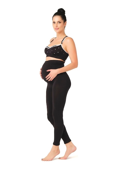 Bonbonetti Chocolate Baby & Kids Kadın Dikişsiz Hamile Tayt Korse 1siyah