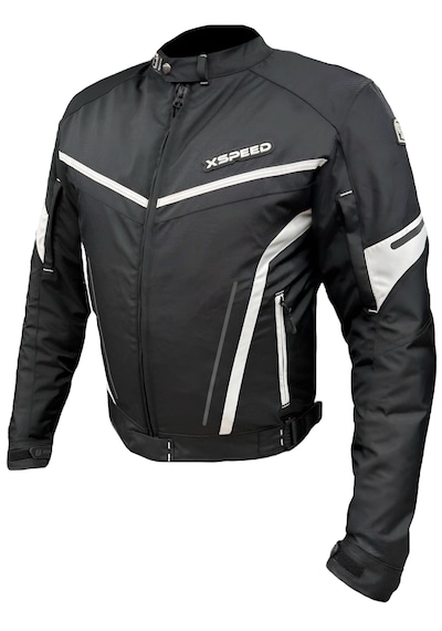 Xspeed Zeus 4 Mevsimlik Korumalı Motosiklet Mont Yeni Sezon Beyaz